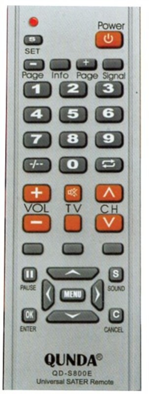 UNIVERSAL SATELLITE CONTROL QD-S800E UNIVERSAL SATELLITE CONTROL QD-S800E