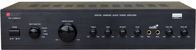 ΕΝΙΣΧΥΤΗΣ ΗΧΟΥ ΜΑΥΡΟΣ AV-1300 /B ΕΝΙΣΧΥΤΗΣ ΗΧΟΥ ΜΑΥΡΟΣ AV-1300 /B