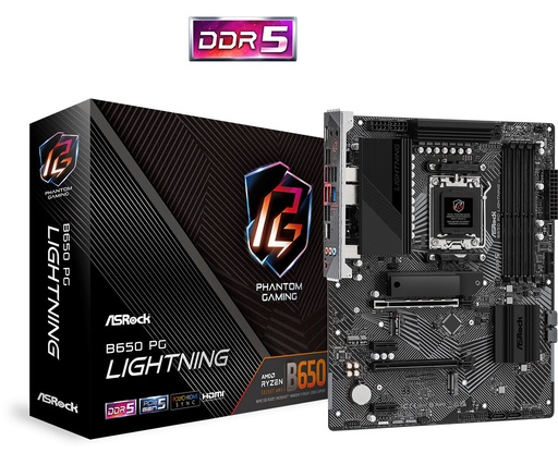 ASRock B650 PG Lightning Motherboard ATX με AMD AM5 Socket
