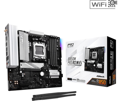 ASRock B850M Pro RS WiFi Motherboard Micro ATX με AMD AM5 Socket