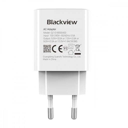 BlackView Φορτιστής Χωρίς Καλώδιο με Θύρα USB-A 18W Quick Charge 3.0 Λευκός BlackView Φορτιστής Χωρίς Καλώδιο με Θύρα USB-A 18W Quick Charge 3.0 Λευκός - Image 1
