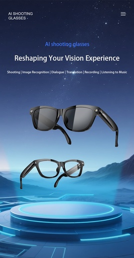 Blackview BV100 AI glasses 2K HD 800W Pixels Smart Glasses Polarized Blackview BV100 AI glasses 2K HD 800W Pixels Smart Glasses Polarized - Image 1