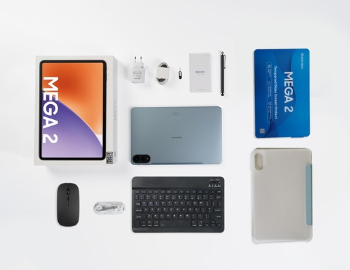 Blackview MEGA 2 – 12" Android 15 Tablet με WiFi | 12GB RAM Blackview MEGA 2 – 12" Android 15 Tablet με WiFi | 12GB RAM, 256GB ROM | Space Blue Set - Image 1