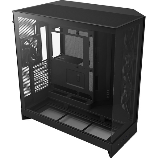 NZXT H9 Flow Large Dual-Chamber Mid-Tower ATX Airflow Case Black NZXT H9 Flow Large Dual-Chamber Mid-Tower ATX Airflow Case Black - Image 1