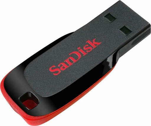 Sandisk Cruzer Blade 128GB USB 2.0 Stick Μαύρο Sandisk Cruzer Blade 128GB USB 2.0 Stick Μαύρο - Image 1