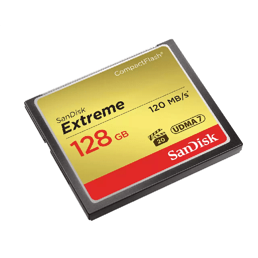 Sandisk Extreme CompactFlash 128GB Sandisk Extreme CompactFlash 128GB - Image 1