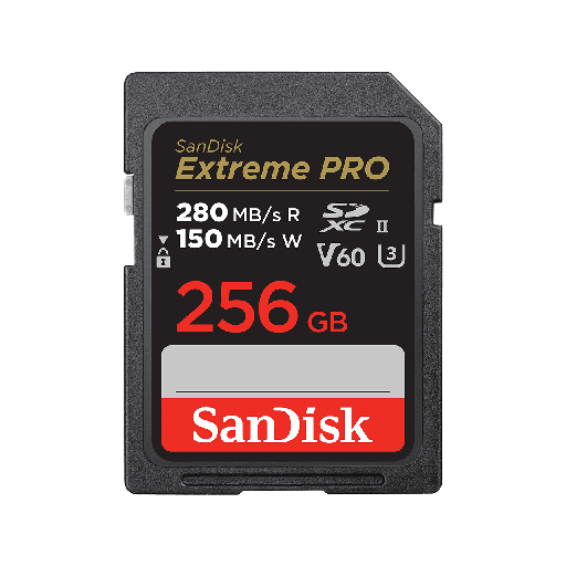 Sandisk Extreme Pro SDXC 256GB V60 Sandisk Extreme Pro SDXC 256GB V60, C10, UHS-II - Image 1