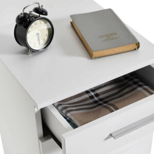 Κομοδίνο - συρταριέρα γραφείου Trendline Megapap χρώμα λευκό 40x39x57εκ. - Image 4