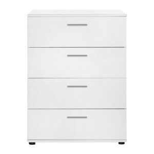 Συρταριέρα Trendline Megapap χρώμα λευκό 73x44x96εκ. - Image 3