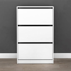 Παπουτσοθήκη Flat Duo Megapap 18 ζεύγων χρώμα λευκό 73x26x119εκ. - Image 4