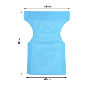 Διάτρητο πανί επαγγελματικό για πολυθρόνα σκηνοθέτη χρώματος τιρκουάζ Megapap - Image 3