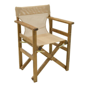 Διάτρητο πανί επαγγελματικό για πολυθρόνα σκηνοθέτη χρώματος φραπέ Megapap - Image 2