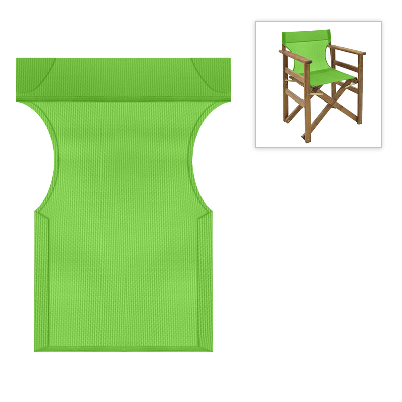 Διάτρητο πανί επαγγελματικό για πολυθρόνα σκηνοθέτη χρώματος λαχανί Megapap Διάτρητο πανί επαγγελματικό για πολυθρόνα σκηνοθέτη χρώματος λαχανί Megapap