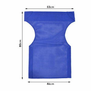 Διάτρητο πανί επαγγελματικό για πολυθρόνα σκηνοθέτη χρώματος μπλε Megapap - Image 3