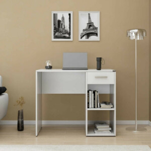 Γραφείο εργασίας Concept Pc Megapap χρώμα λευκό 90x52x75εκ. - Image 3