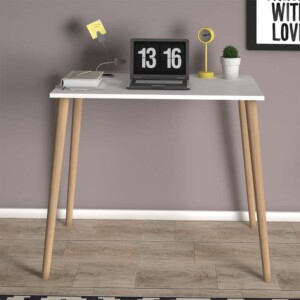 Γραφείο Fiona Megapap χρώμα λευκό 90x55x75εκ. - Image 3