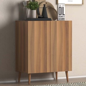 Παπουτσοθήκη Luce Megapap 12 ζευγών χρώμα καρυδί 70x35x85εκ. - Image 4