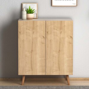 Παπουτσοθήκη Luce Megapap 12 ζευγών χρώμα oak 70x35x85εκ. - Image 3