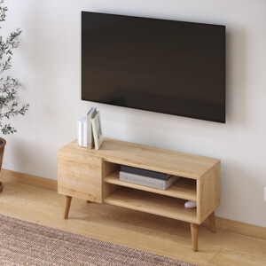 Έπιπλο τηλεόρασης Porto Megapap χρώμα oak 90x32x42εκ. - Image 5