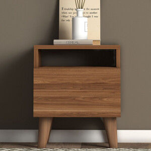 Κομοδίνο Luce Megapap χρώμα καρυδί 40x30x47,6εκ. - Image 4