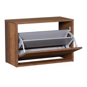 Παπουτσοθήκη 6 ζεύγων Step Megapap χρώμα καρυδί 60x30x42εκ. - Image 3