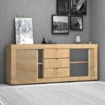 Μπουφές Ocean Megapap χρώμα φυσικό οξιάς 210x45x86εκ. - Image 2