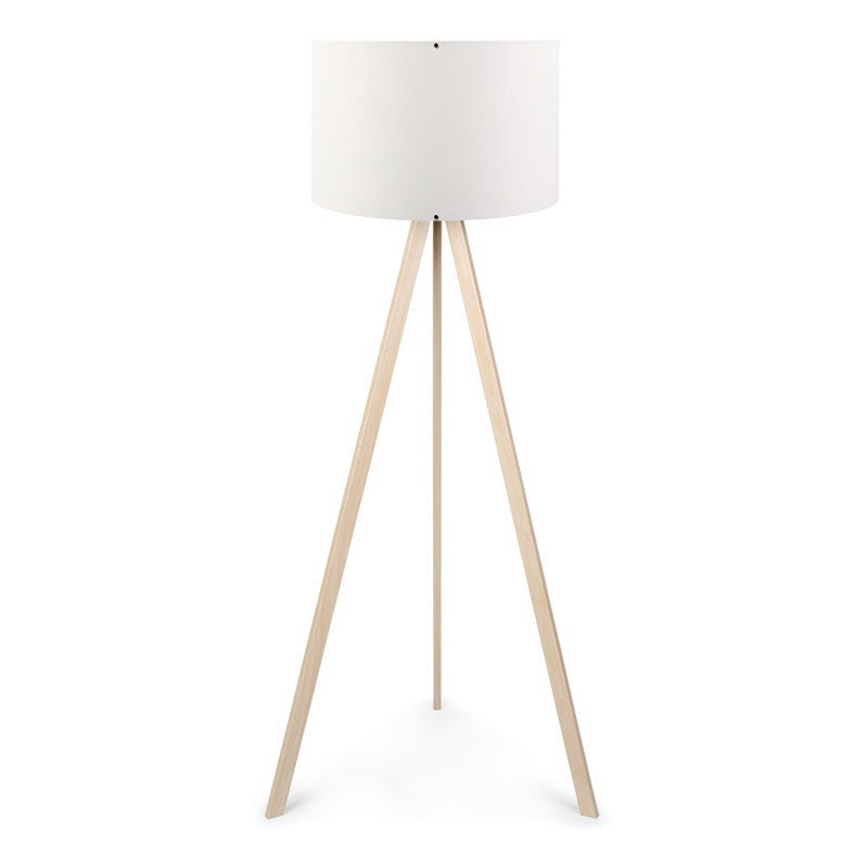 Φωτιστικό δαπέδου Rosling Megapap Mdf/ύφασμα Pvc χρώμα φυσικό/λευκό 38x21x140εκ. Φωτιστικό δαπέδου Rosling Megapap Mdf/ύφασμα Pvc χρώμα φυσικό/λευκό 38x21x140εκ.