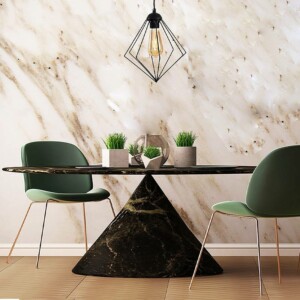 Φωτιστικό οροφής Nura Megapap E27 μεταλλικό μονόφωτο χρώμα μαύρο 24x24x72εκ. - Image 2