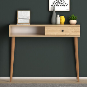 Κονσόλα Napoli Megapap χρώμα oak 90x29x88εκ. - Image 4