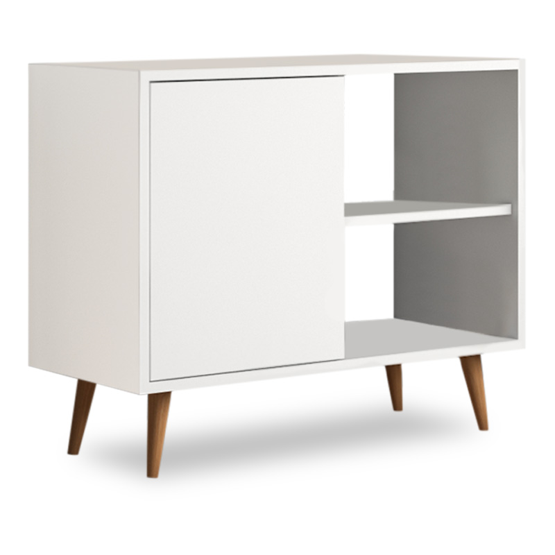 Κονσόλα - μπουφές μελαμίνης Luce Megapap χρώμα λευκό 80x35x66εκ. Κονσόλα - μπουφές μελαμίνης Luce Megapap χρώμα λευκό 80x35x66εκ.