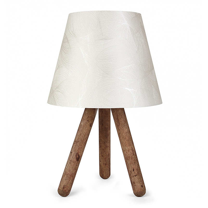 Φωτιστικό επιτραπέζιο Lander Megapap ύφασμα Pvc/ξύλο χρώμα λευκό/καφέ 22x14x32εκ. Φωτιστικό επιτραπέζιο Lander Megapap ύφασμα Pvc/ξύλο χρώμα λευκό/καφέ 22x14x32εκ.