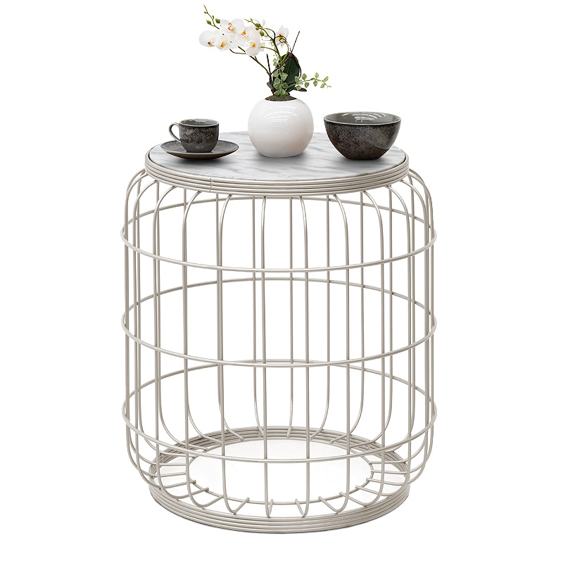 Σκαμπώ - τραπεζάκι βοηθητικό Muller Megapap μεταλλικό - Mdf χρώμα λευκό 35x35x47εκ. Σκαμπώ - τραπεζάκι βοηθητικό Muller Megapap μεταλλικό - Mdf χρώμα λευκό 35x35x47εκ.