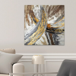 Πίνακας σε καμβά "Routes" Megapap ψηφιακής εκτύπωσης 100x100x3εκ. - Image 2