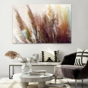 Πίνακας σε καμβά "Soft Pampas" Megapap ψηφιακής εκτύπωσης 90x60x3εκ. - Image 2
