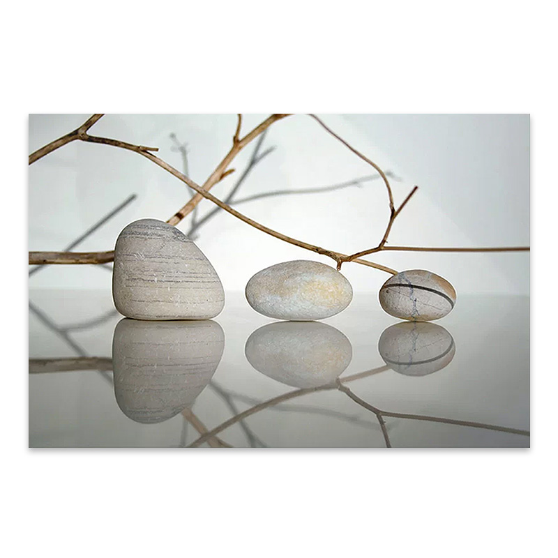 Πίνακας σε καμβά "Stones and Branches" Megapap ψηφιακής εκτύπωσης 90x60x3εκ. Πίνακας σε καμβά "Stones and Branches" Megapap ψηφιακής εκτύπωσης 90x60x3εκ.