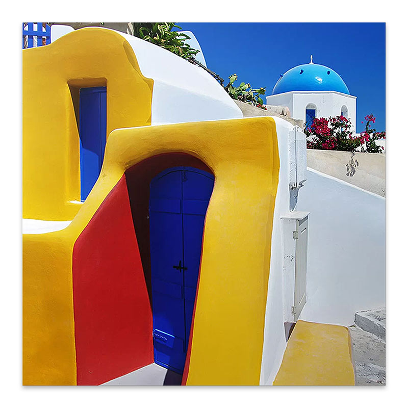 Πίνακας σε καμβά "Santorini" Megapap ψηφιακής εκτύπωσης 50x50x3εκ. Πίνακας σε καμβά "Santorini" Megapap ψηφιακής εκτύπωσης 50x50x3εκ.