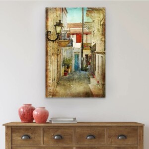 Πίνακας σε καμβά "Neighborhood" Megapap ψηφιακής εκτύπωσης 40x60x3εκ. - Image 2