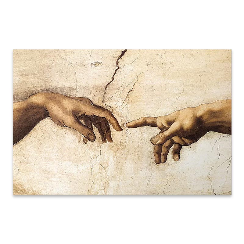 Πίνακας σε καμβά "The Creation of Adam" Megapap ψηφιακής εκτύπωσης 100x70x3εκ. Πίνακας σε καμβά "The Creation of Adam" Megapap ψηφιακής εκτύπωσης 100x70x3εκ.