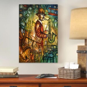 Πίνακας σε καμβά "Street Artists" Megapap ψηφιακής εκτύπωσης 50x75x3εκ. - Image 2