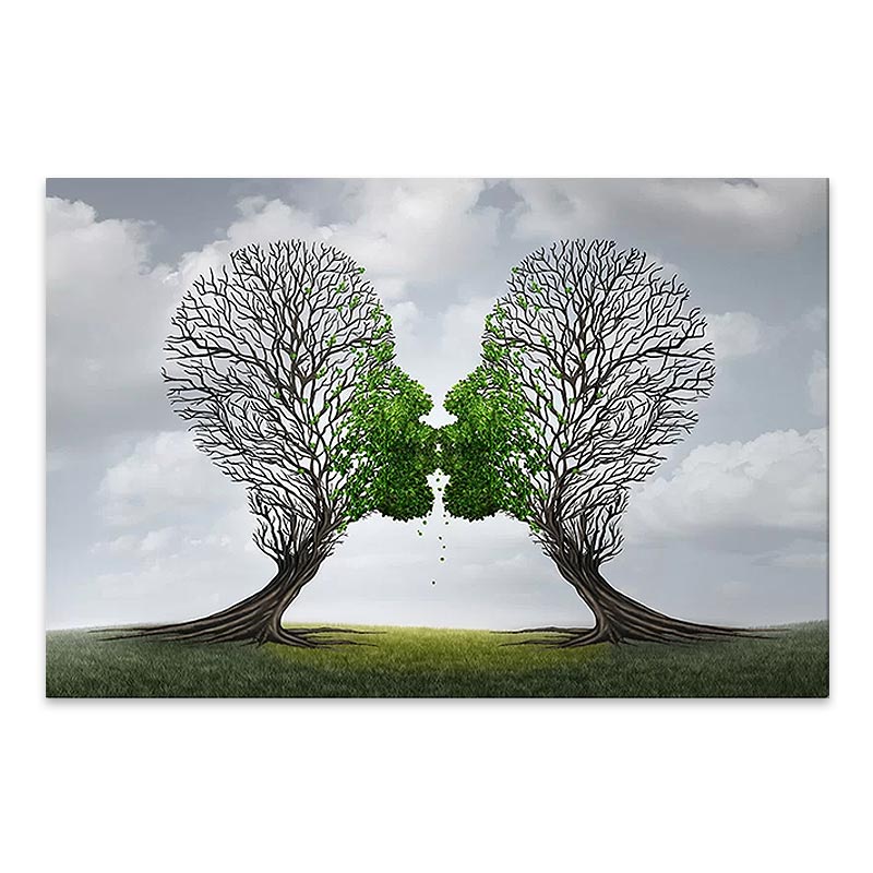 Πίνακας σε καμβά "Trees Growing With Love" Megapap ψηφιακής εκτύπωσης 75x50x3εκ. Πίνακας σε καμβά "Trees Growing With Love" Megapap ψηφιακής εκτύπωσης 75x50x3εκ.