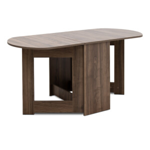 Τραπέζι Winslet Megapap επεκτεινόμενο χρώμα καρυδί 34(63+63)x80x76εκ. - Image 4