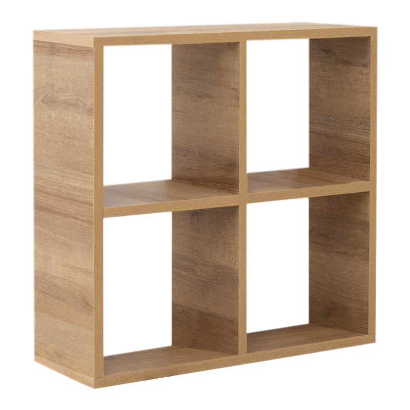 Βιβλιοθήκη Cube Megapap από μελαμίνη χρώμα pine oak 60x23x60εκ. Βιβλιοθήκη Cube Megapap από μελαμίνη χρώμα pine oak 60x23x60εκ.