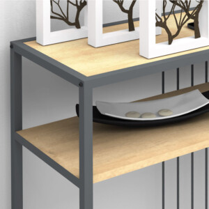 Κονσόλα Kary Megapap χρώμα φυσικό οξιάς 120x33x90εκ. - Image 2