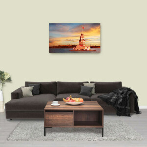 Τραπεζάκι σαλονιού Slide Megapap χρώμα καρυδί 90x90x42εκ. - Image 3