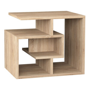 Βοηθητικό τραπεζάκι Labirent Megapap χρώμα sapphire oak 54x40x45εκ. - Image 3