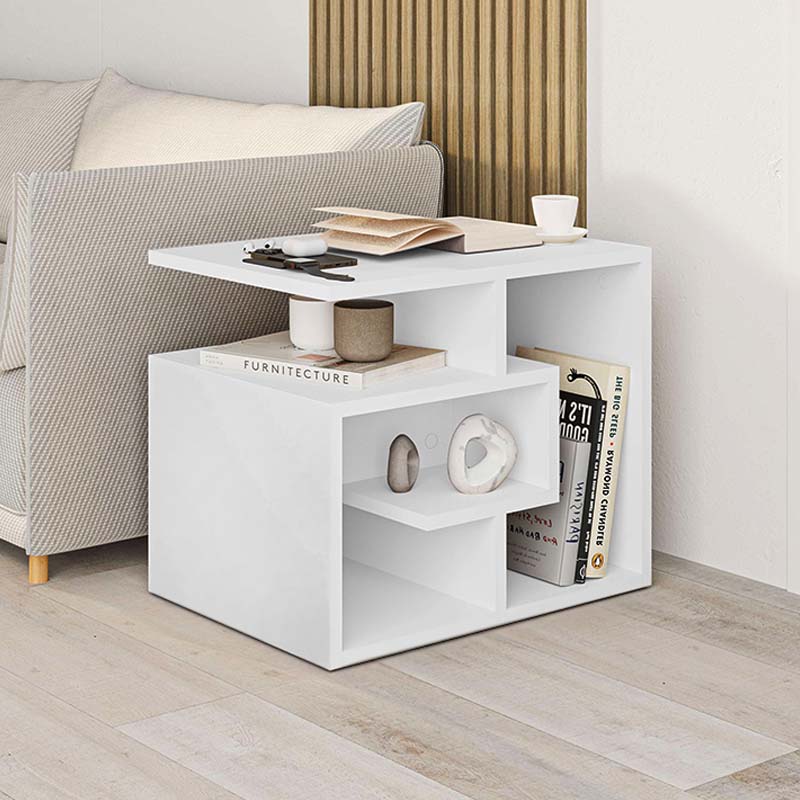 Βοηθητικό τραπεζάκι Labirent Megapap Megapap χρώμα λευκό 54x40x45εκ. Βοηθητικό τραπεζάκι Labirent Megapap Megapap χρώμα λευκό 54x40x45εκ.