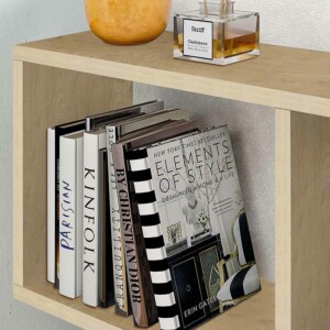 Βοηθητικό τραπεζάκι Homemania Megapap χρώμα sapphire oak 60x20x60εκ. - Image 3