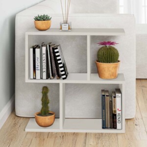 Βοηθητικό τραπεζάκι Homemania Megapap χρώμα λευκό 60x20x60εκ. - Image 2