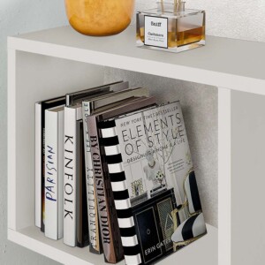 Βοηθητικό τραπεζάκι Homemania Megapap χρώμα λευκό 60x20x60εκ. - Image 3