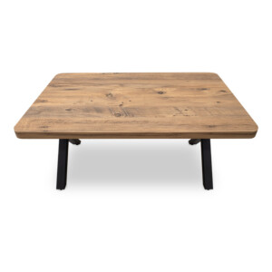 Τραπεζάκι σαλονιού Jeremy Megapap Mdf - μεταλλικό χρώμα ακακίας 100x60x45εκ. - Image 4